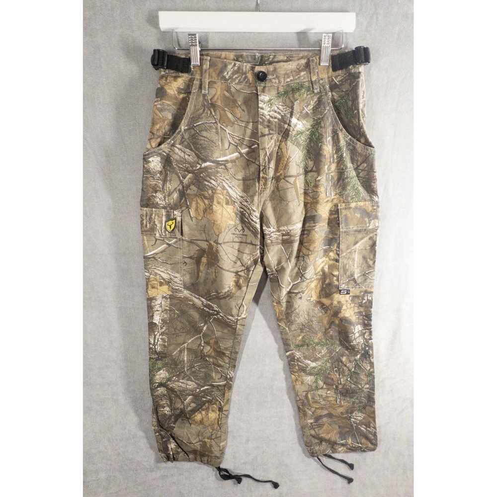 Real Tree Camo Hunting‎ Pants Scent Blocker Mens Medium Outdoors Camping 32x32